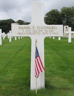 Back of headstone — Daniel F O'Connell