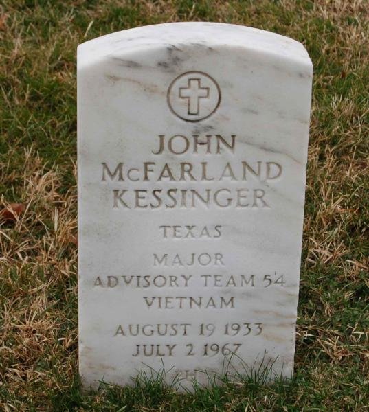 Headstone of John Mcfarland Kessinger