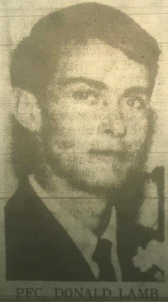 Headstone of Donald Carol Lamb Jr.