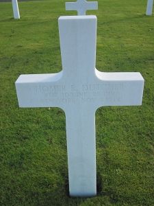Back of headstone — Homer Edwin Dutcher