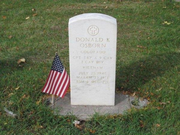 Headstone of Donald Keith Osborn
