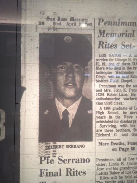 Headstone of Gilbert Serrano