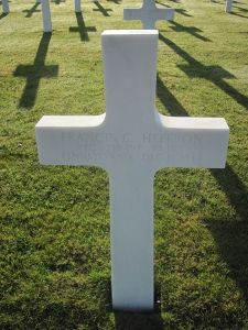 Back of headstone — Francis C Heffron