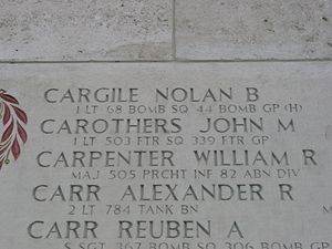 Headstone of Nolan B Cargile
