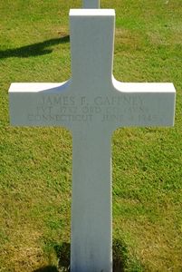 Back of headstone — James Francis Gaffney
