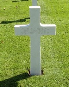 Back of headstone — Alfred Joseph Merlino