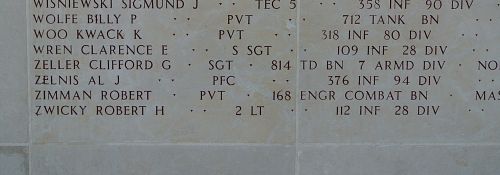 Headstone shared by 3 interments, including Robert Herbert Zwicky