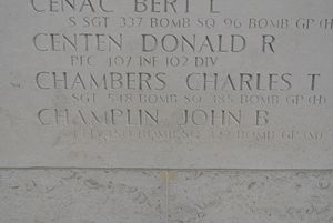 Headstone shared by 2 interments, including John Ballinger Champlin
