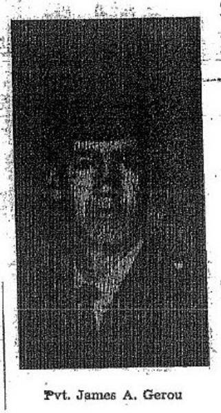 Headstone of James Allan Gerou