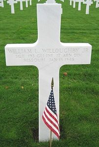Back of headstone — William Lee Willoughby