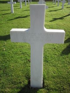 Back of headstone — George Murray
