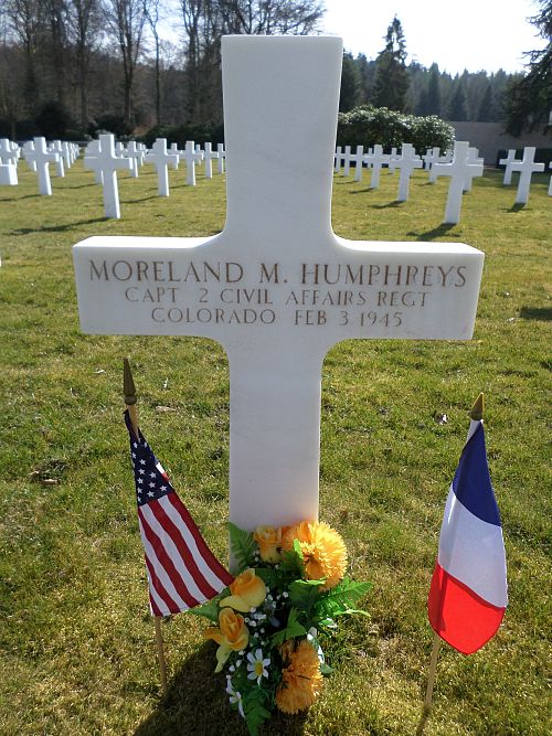 Back of headstone — Moreland Mason Humphreys