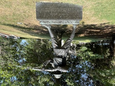 A statue of York on the grounds of the Tennessee State Capitol in Nashville, Tennessee