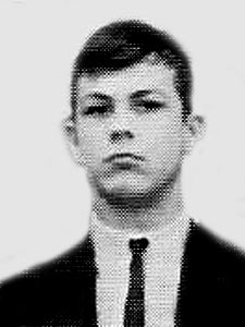 Back of headstone — Ronnie Alvord
