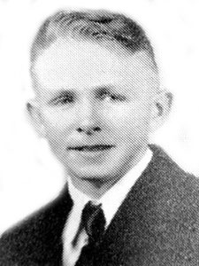Back of headstone — James Allred