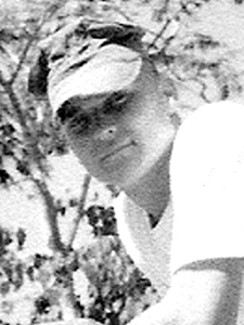 Back of headstone — Ray Alwine