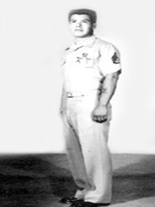 Back of headstone — Juan Almanza