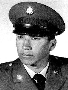Back of headstone — John Almanza