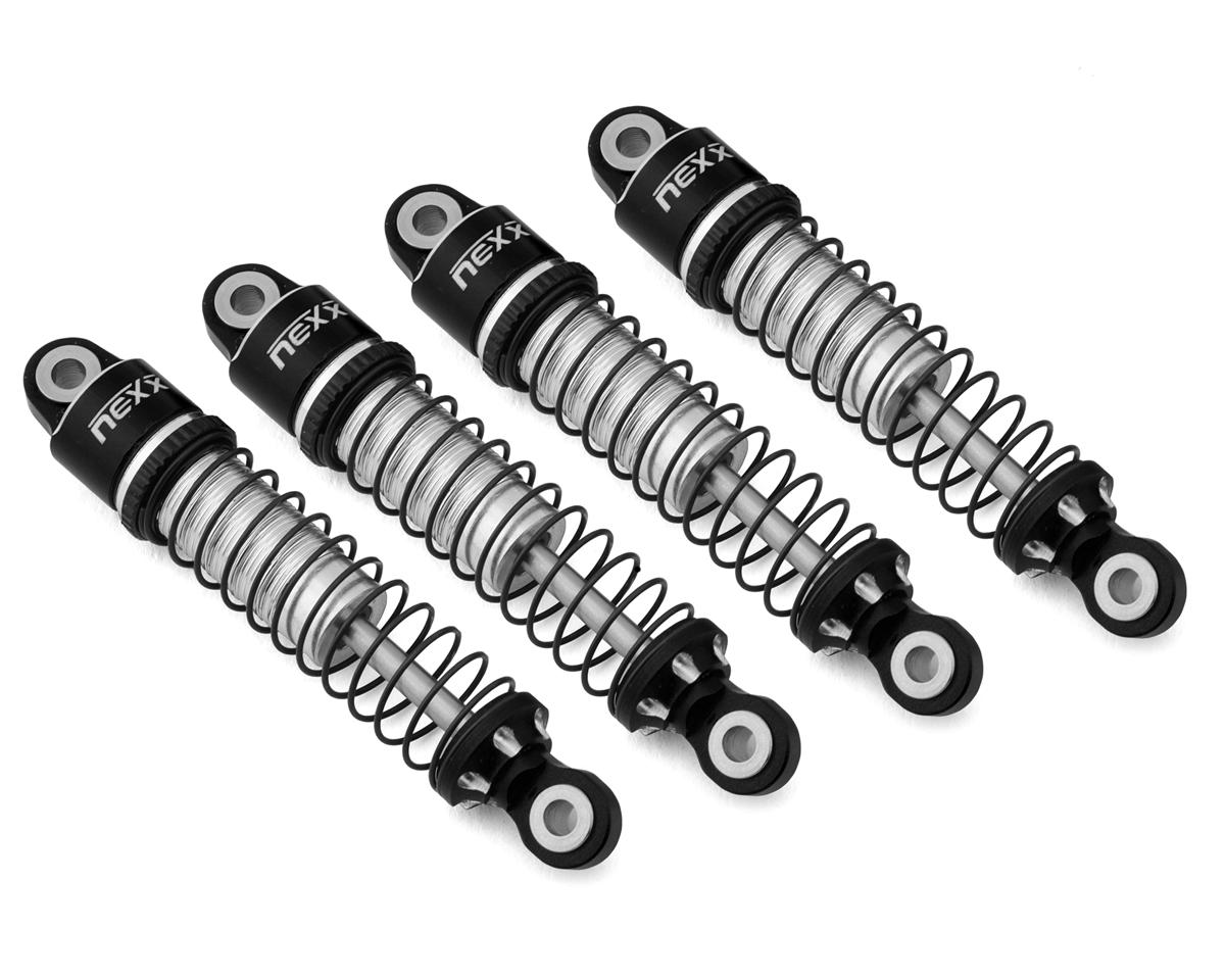 NEXX Racing 56mm Aluminum Threaded Oil-Filled Shocks (Black) (4)