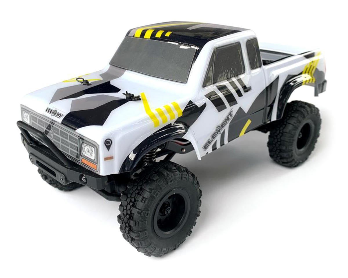 Element RC Enduro24 Sendero 1/24 4WD RTR Scale Mini Trail Truck (Black/Yellow)