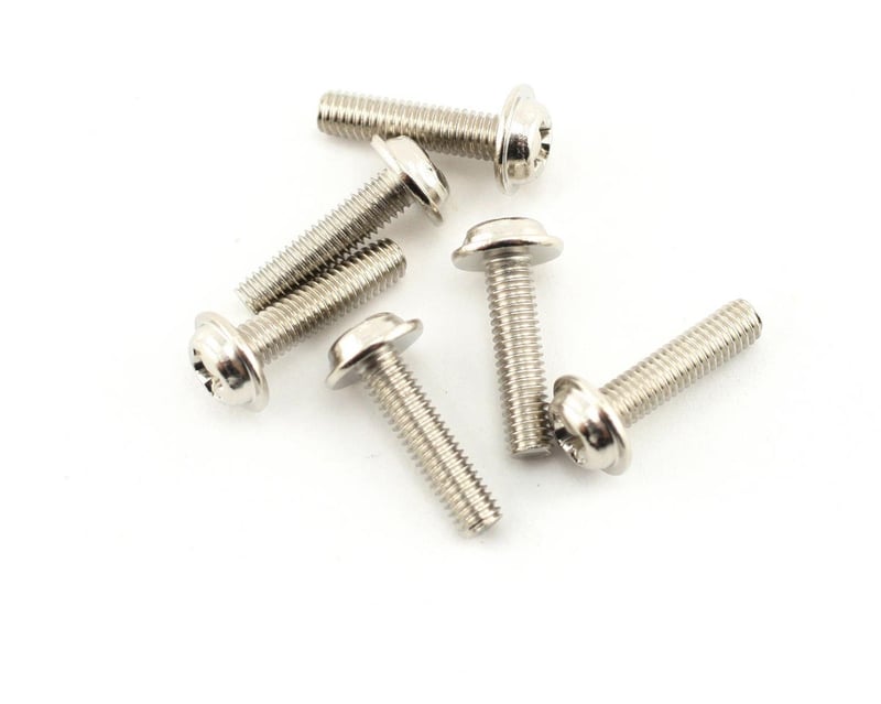 Washer-Head Machine Screws 3x12 mm (6)