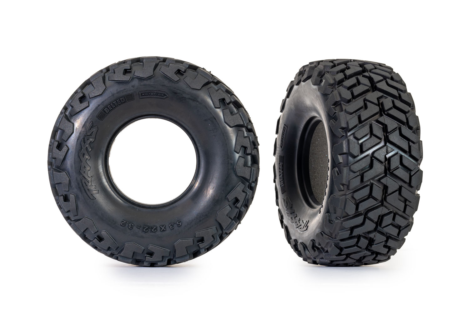 Maxx SC Belted Tires w/Foam Inserts (2)