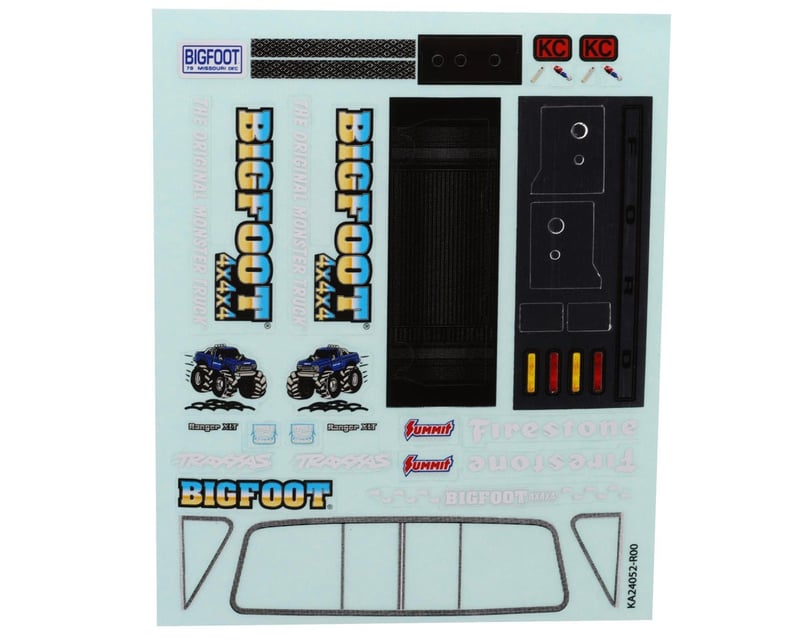 TRX-4MT BIGFOOT No. 1 Decal Kit