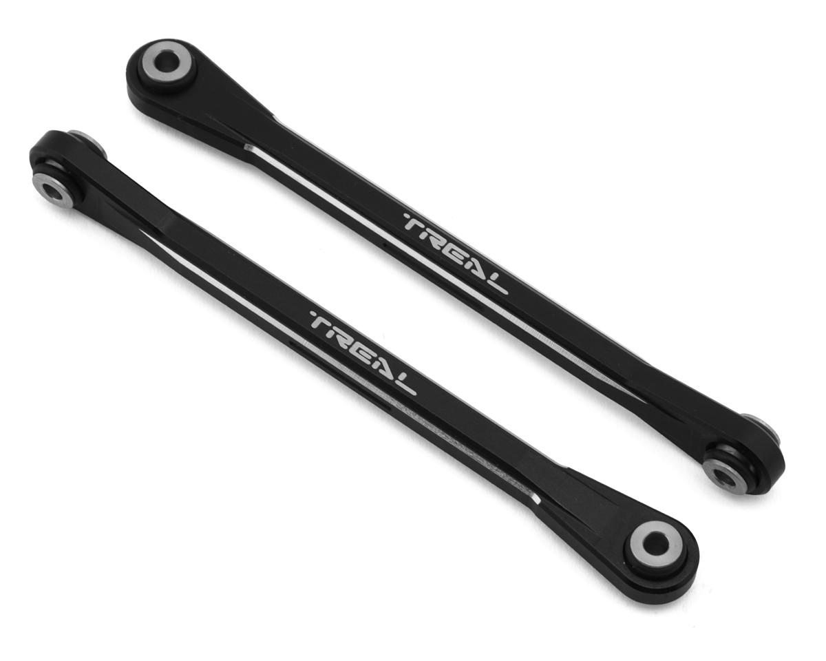 Treal Hobby Losi Hammer Rey U4 Aluminum Steering Linkage Set (Black) (2)