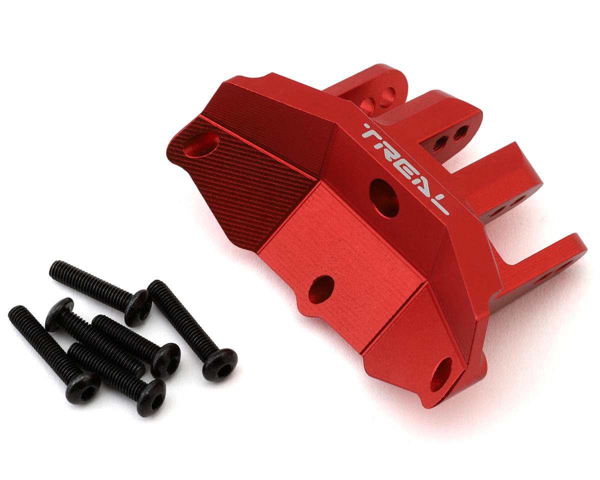 Treal Hobby Losi Hammer Rey U4 Aluminum Axle Upper Link Mount (Red)
