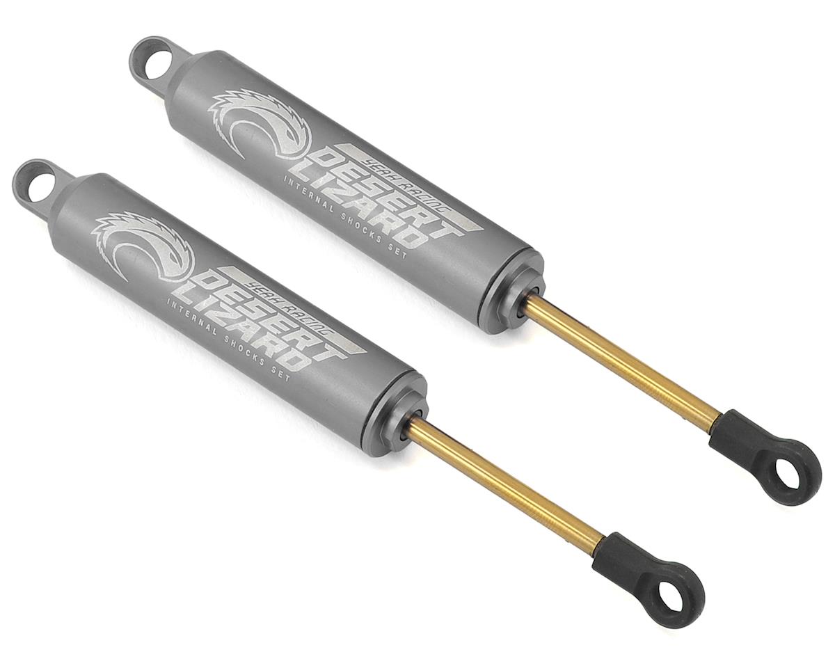 Yeah Racing Aluminum Desert Lizard Two Stage Internal Spring Shocks (Grey) (2)