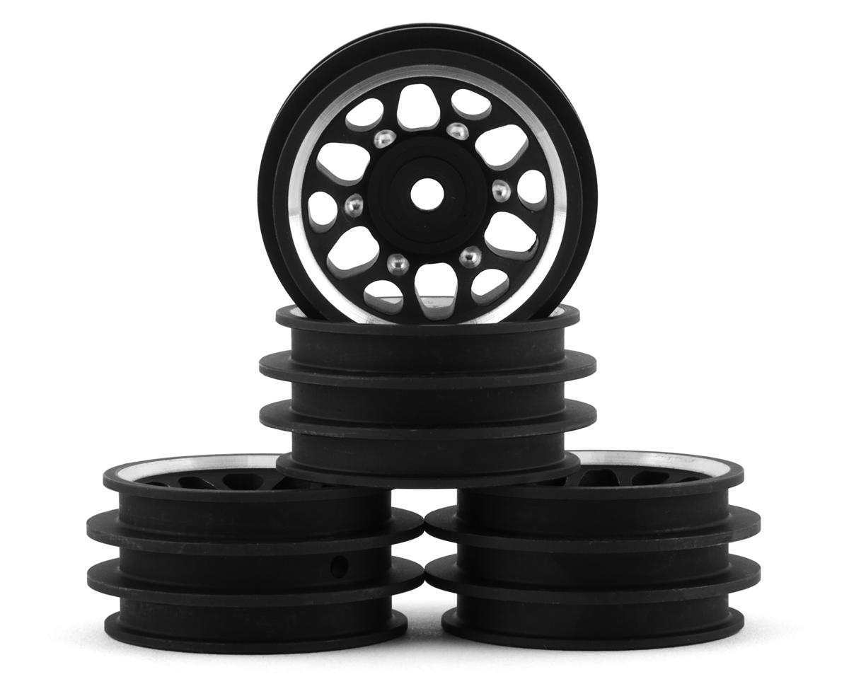 NEXX Racing 1.0" Aluminum Wheels for Traxxas TRX-4M (Black) (4)