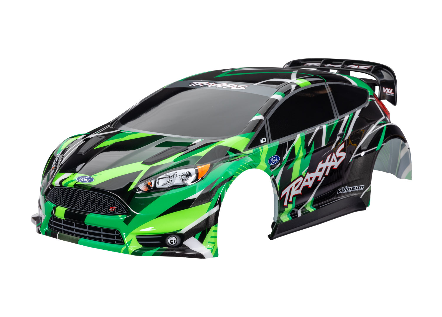 Ford Fiesta ST Rally Green Clipless Body