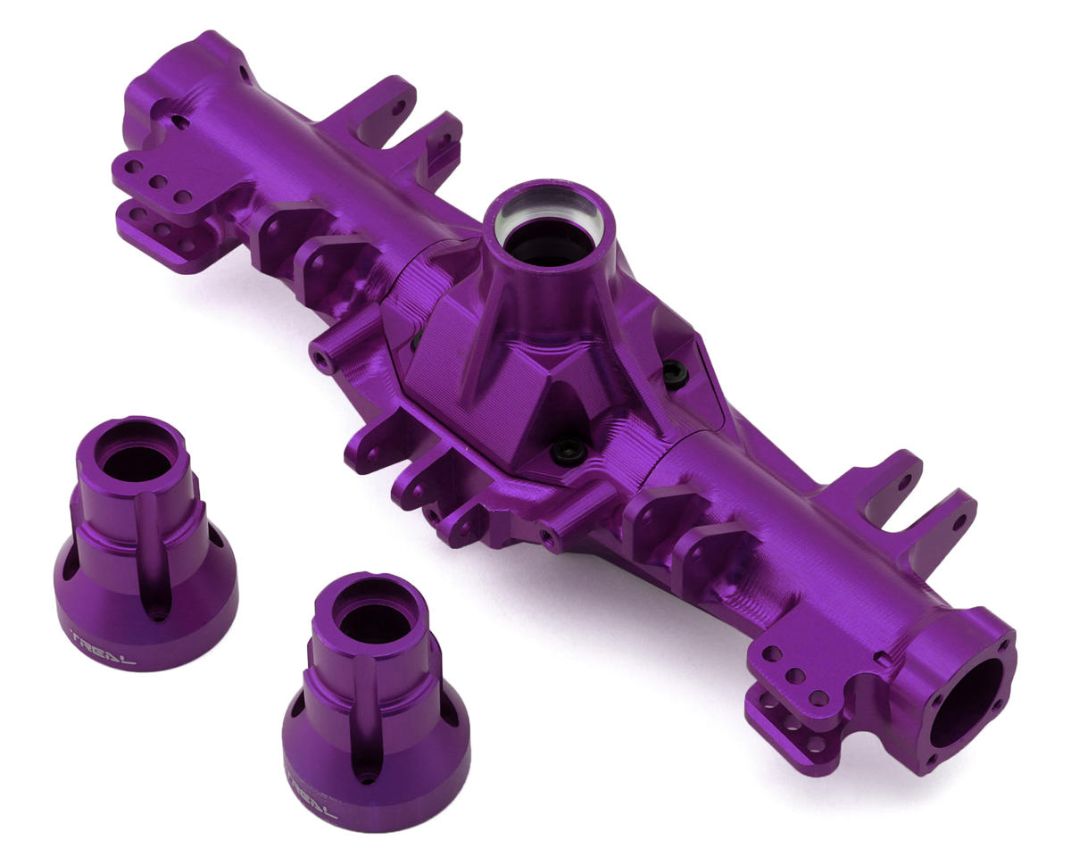 Treal Hobby Losi LMT CNC-Machined Aluminum Rear Axle Housing (Purple)
