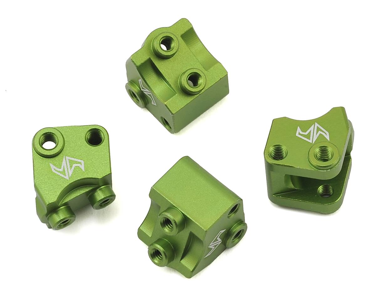 Samix SCX10 II Aluminum Lower Shock/ Suspension Link Mount (Green) (4)