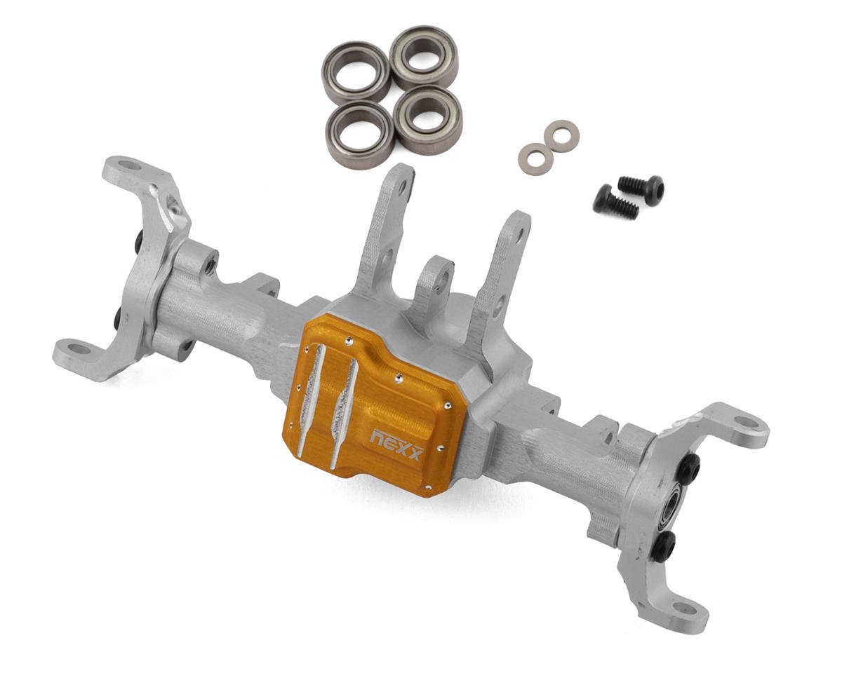 NEXX Racing Aluminum Front Axle Housing for Traxxas TRX-4M (Silver)