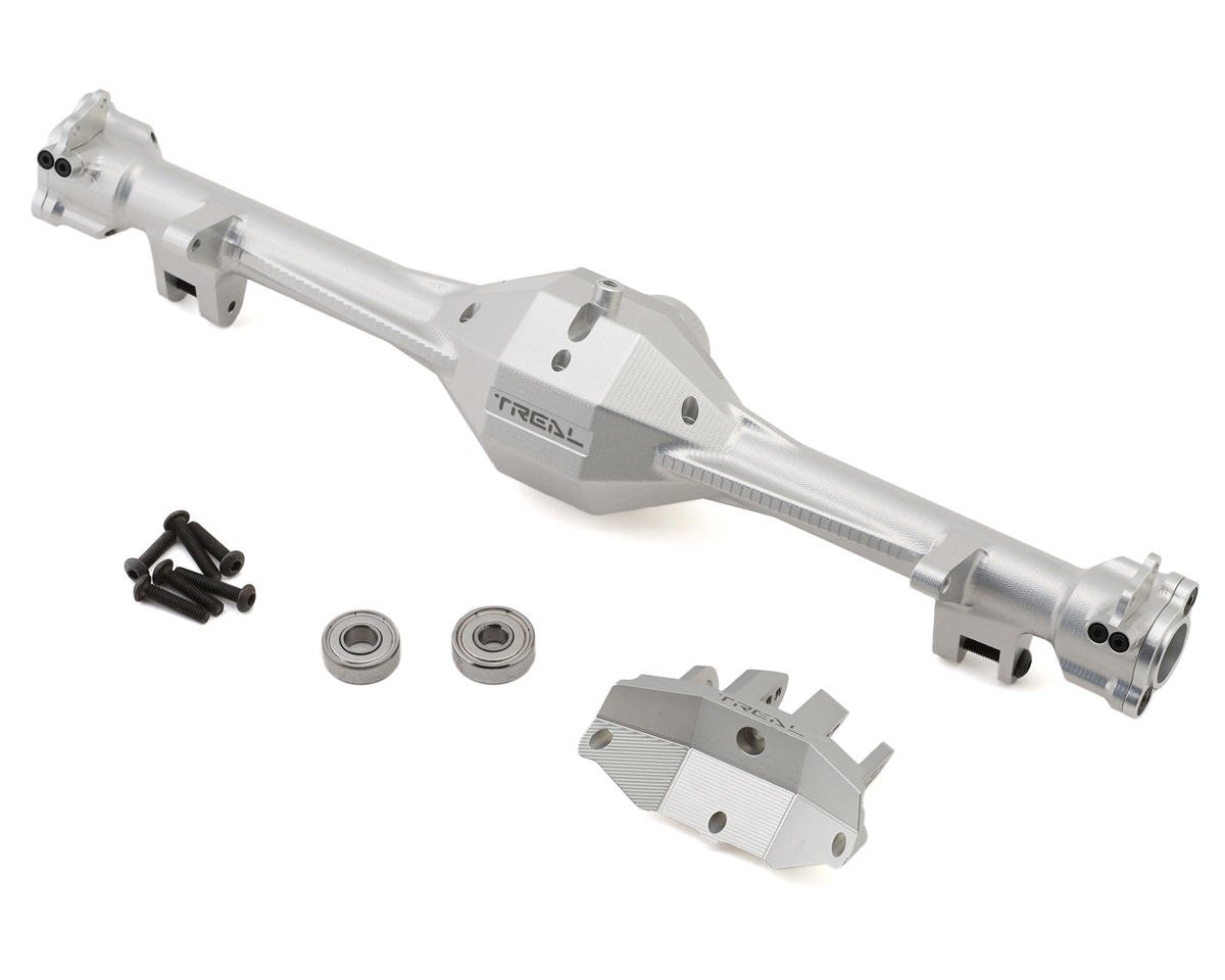 Treal Hobby Losi® Hammer Rey™ U4 Aluminum Rear Axle Housing (Silver)