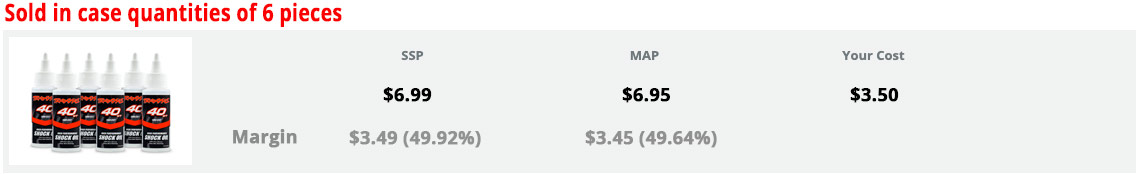 40-wt (500 cSt) Silicone Shock Oil (2 fl.oz)