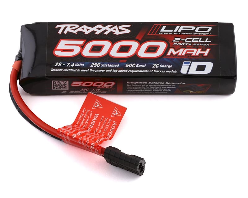5000 mAh 7.4 Volt 2-Cell LiPo Battery