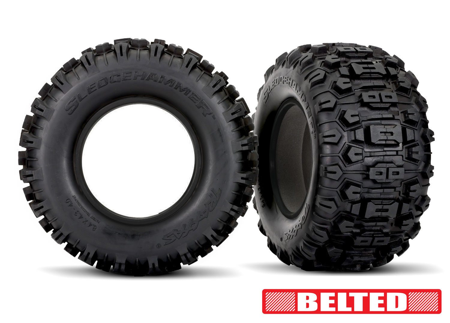 X-Series Belted Sledgehammer Tires w/ Inserts (2)