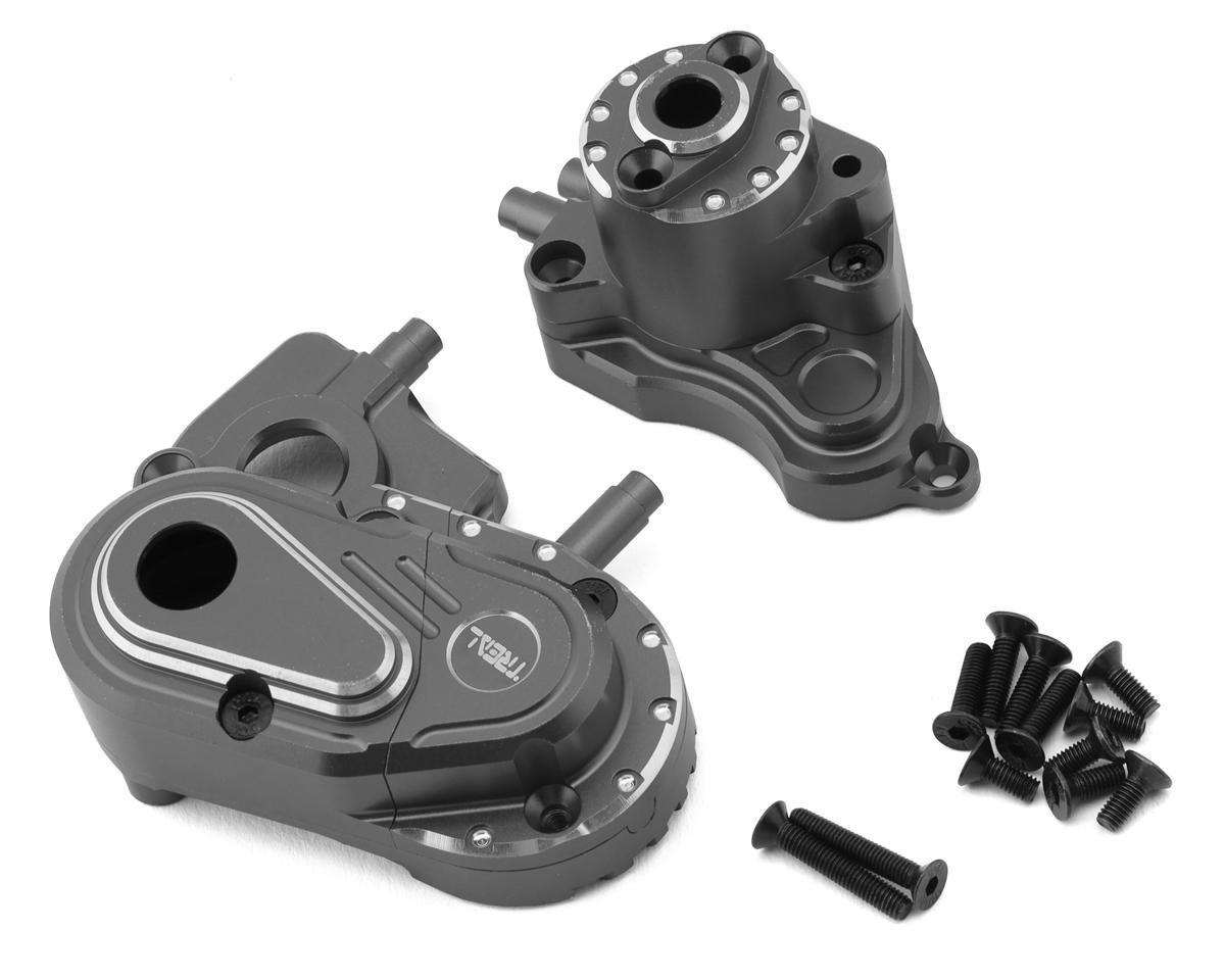Treal Hobby Axial Capra CNC Aluminum Transmission Case  (Grey)