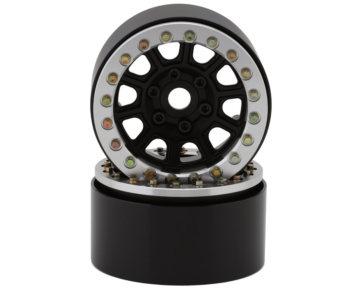 SSD RC 1.9” Dominator Beadlock Wheels (Black) (2)