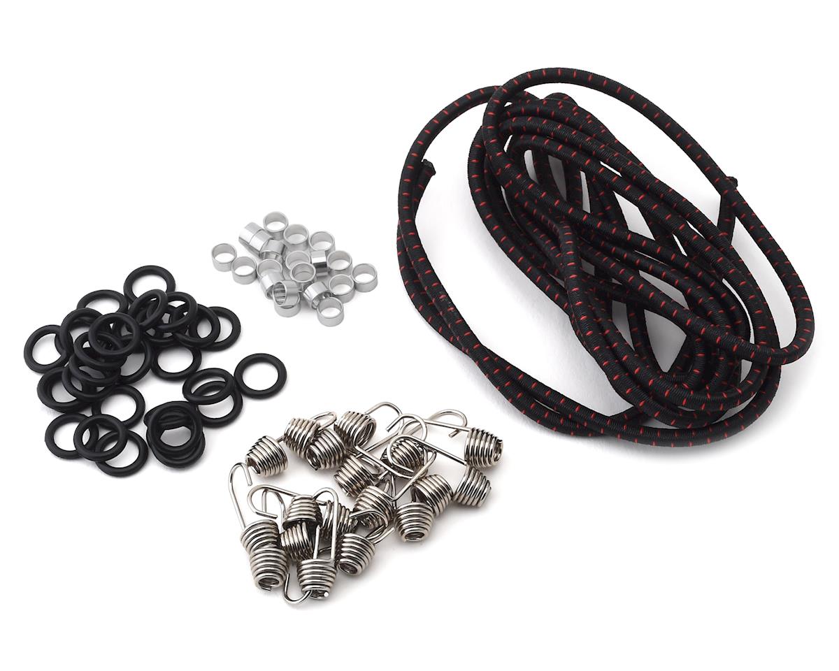 Hot Racing 1/10 Scale Cargo Net Kit (Black/Red)