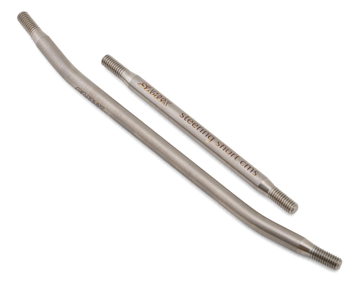 Samix SCX10 Pro Titanium Steering Links (2) (Chassis Mounted Servo)