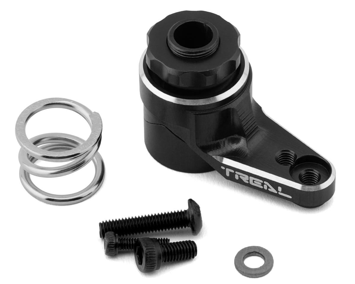 Treal Hobby Axial RBX10 Ryft Aluminum Clamping Servo Saver (25T) (Black)
