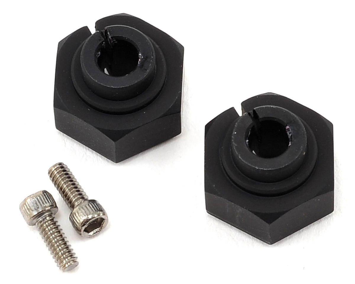 Vanquish Products Aluminum 12mm Clamping Wheel Hex (2) (Black)