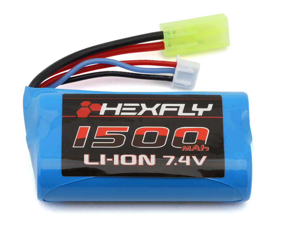 Redcat Hexfly 2S Li-Ion Battery (7.4V/1500mAh) w/Mini-Tamiya Connector