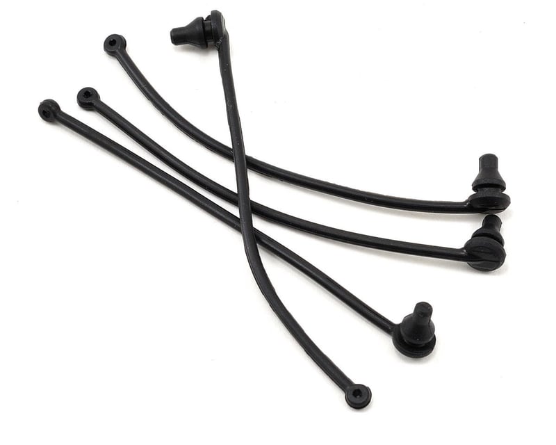 Black Body Clip Retainers (4)