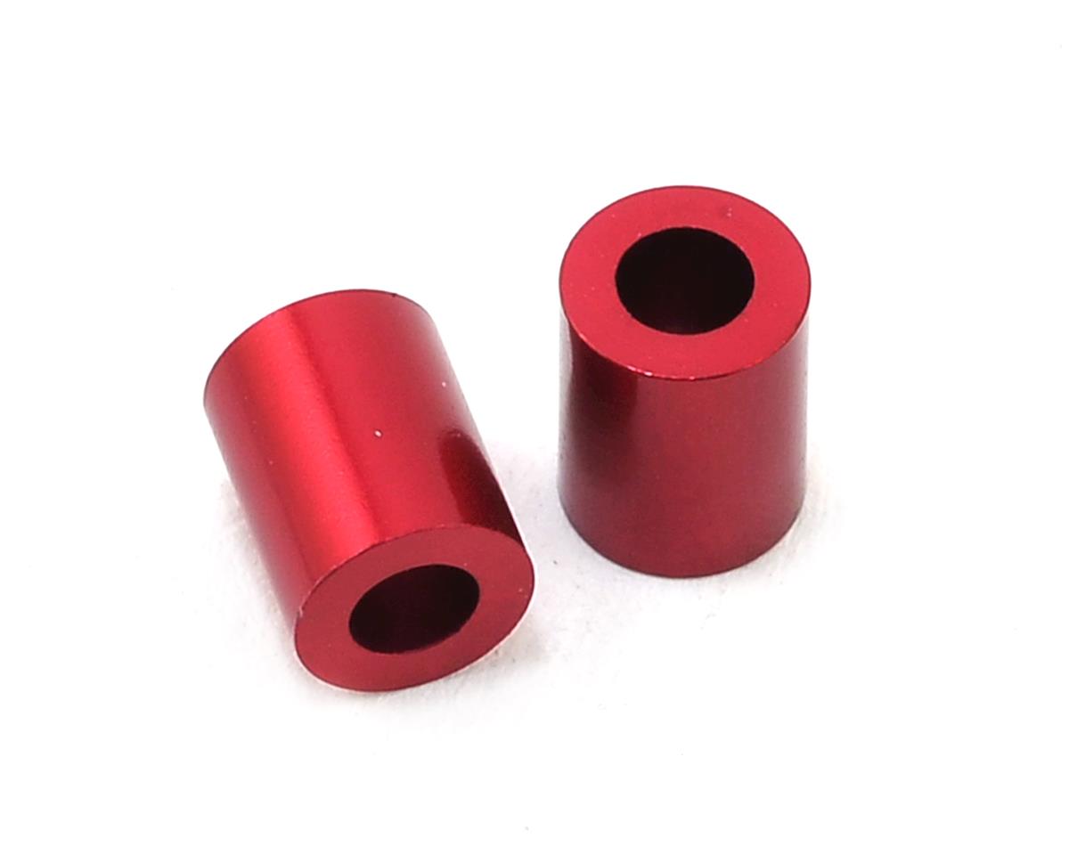 MST 3X5.5X7mm Aluminum Spacer (Red) (2)