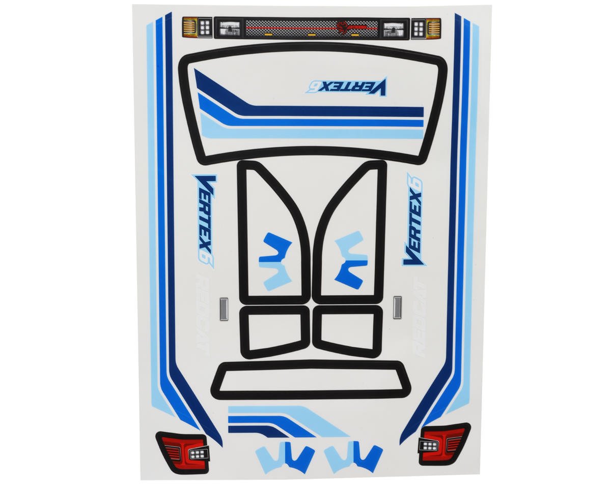 Redcat Vertex-6 Decal Sheet
