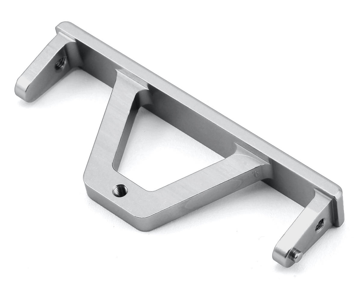 ST Racing Concepts SCX10 Aluminum Rear Chassis Rail Brace (Silver)